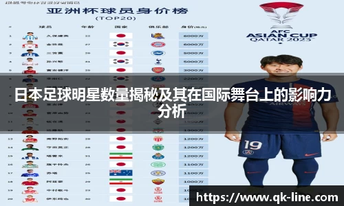 日本足球明星数量揭秘及其在国际舞台上的影响力分析